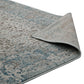 Modway Dilys Distressed Vintage Floral Lattice Area Rug FredCo