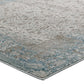 Modway Dilys Distressed Vintage Floral Lattice Area Rug FredCo