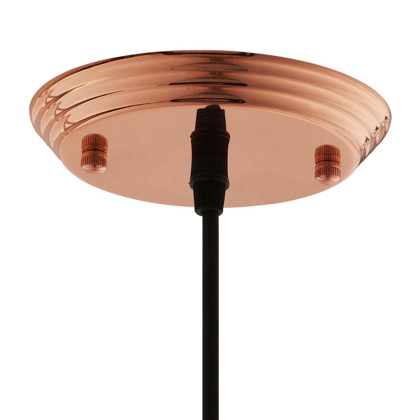 Modway Dimple 11" Bell-Shaped Rose Gold Pendant Light FredCo