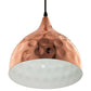Modway Dimple 11" Bell-Shaped Rose Gold Pendant Light FredCo