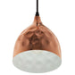Modway Dimple 6.5" Bell-Shaped Rose Gold Pendant Light FredCo