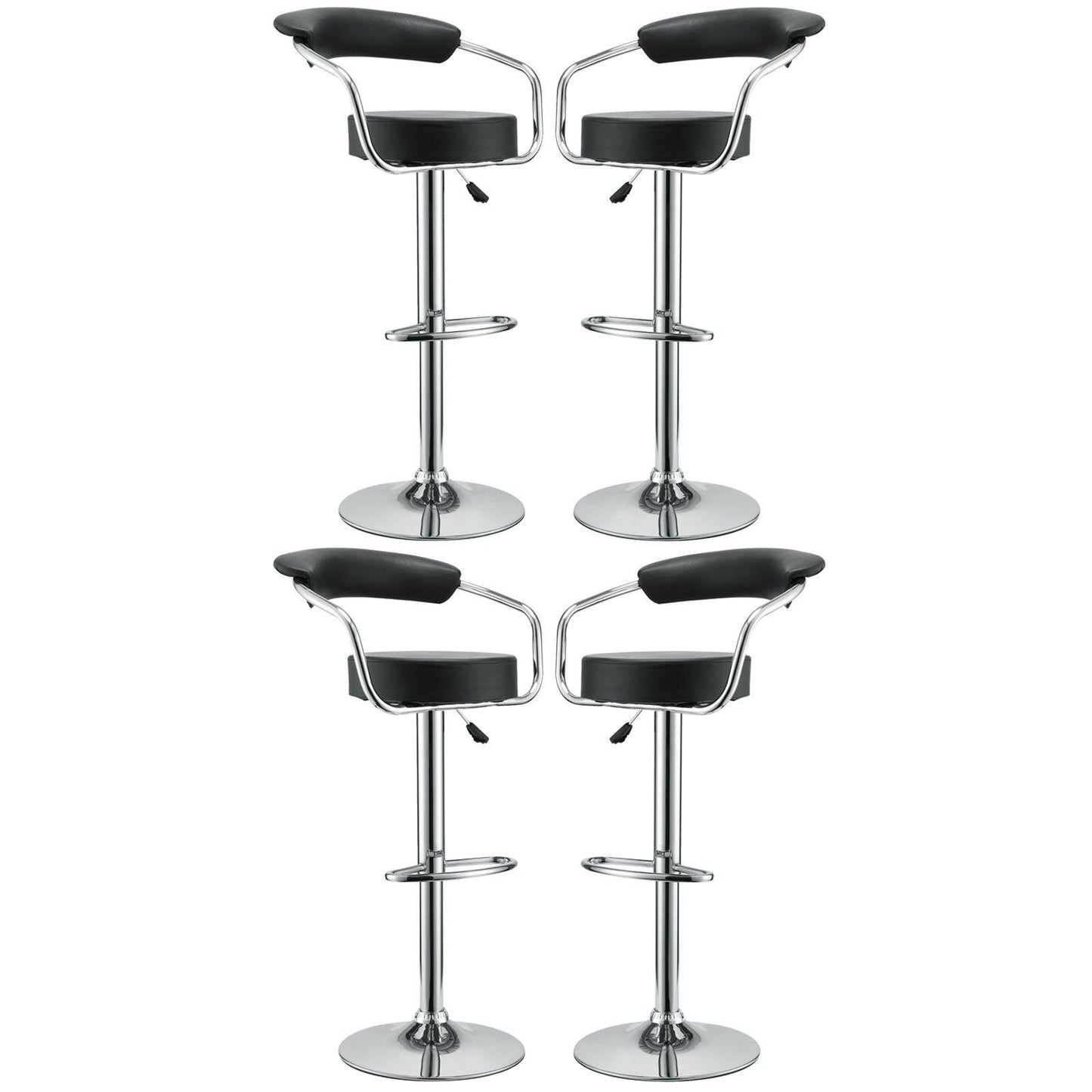 Modway Diner Bar Stool Set of 4 FredCo