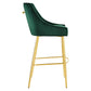 Modway Discern Performance Velvet Bar Stool FredCo