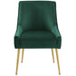 Modway Discern Pleated Back Upholstered Performance Velvet Dining Chair FredCo