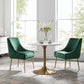 Modway Discern Pleated Back Upholstered Performance Velvet Dining Chair Set of 2 FredCo