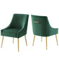 Modway Discern Upholstered Performance Velvet Dining Chair Set of 2 FredCo