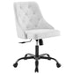 Modway Distinct Tufted Swivel Upholstered Office Chair FredCo