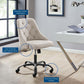 Modway Distinct Tufted Swivel Upholstered Office Chair FredCo