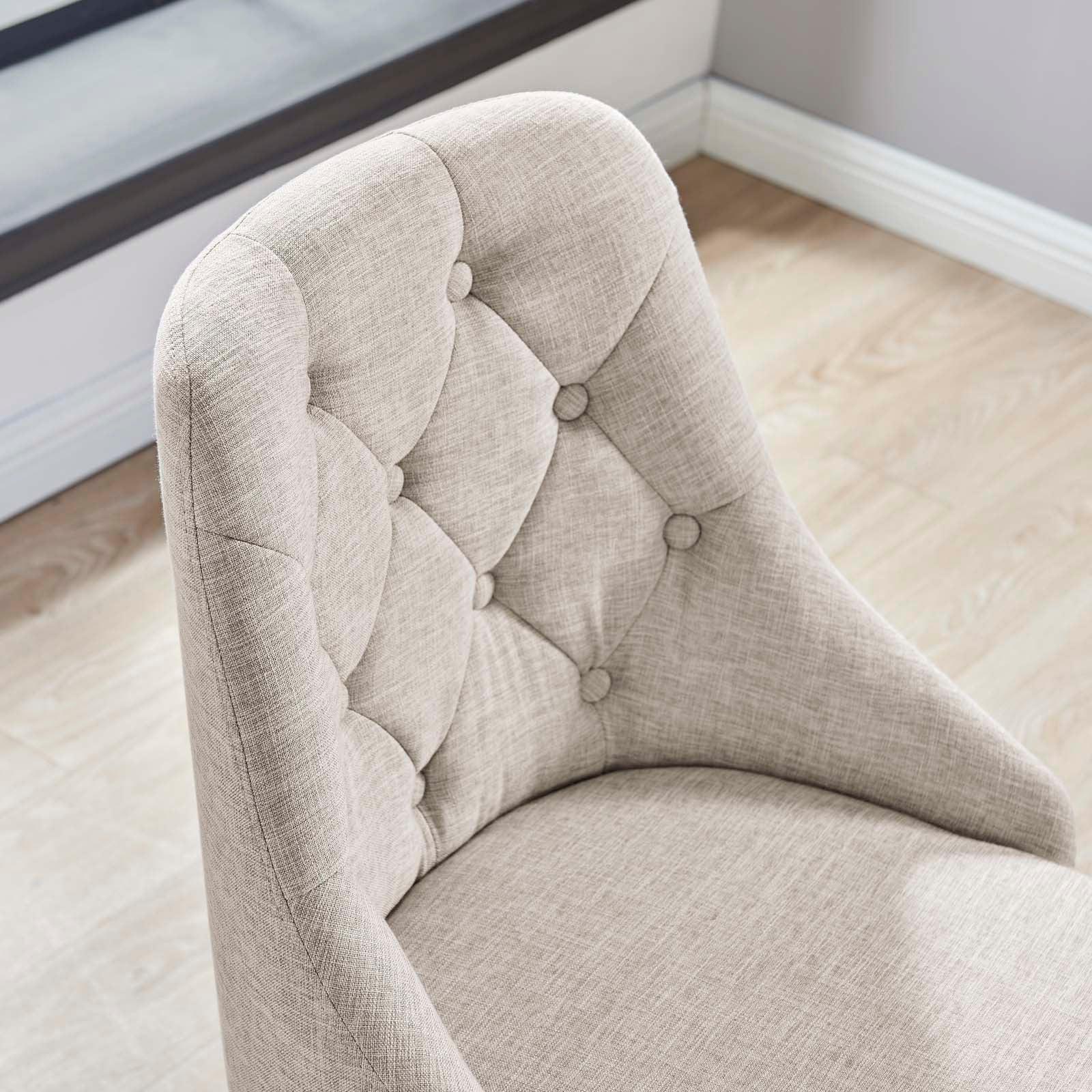 Modway Distinct Tufted Swivel Upholstered Office Chair FredCo