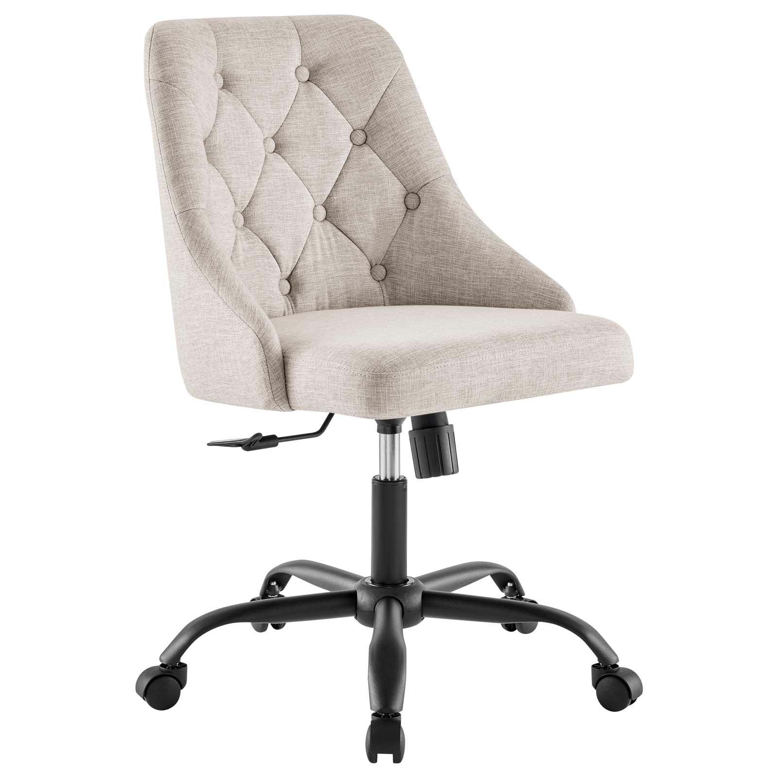 Modway Distinct Tufted Swivel Upholstered Office Chair FredCo