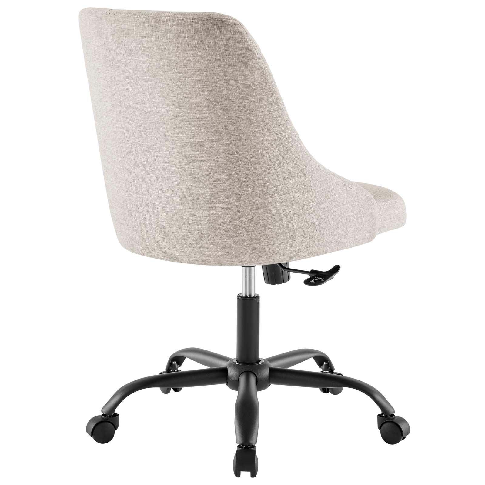 Modway Distinct Tufted Swivel Upholstered Office Chair FredCo