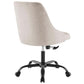 Modway Distinct Tufted Swivel Upholstered Office Chair FredCo