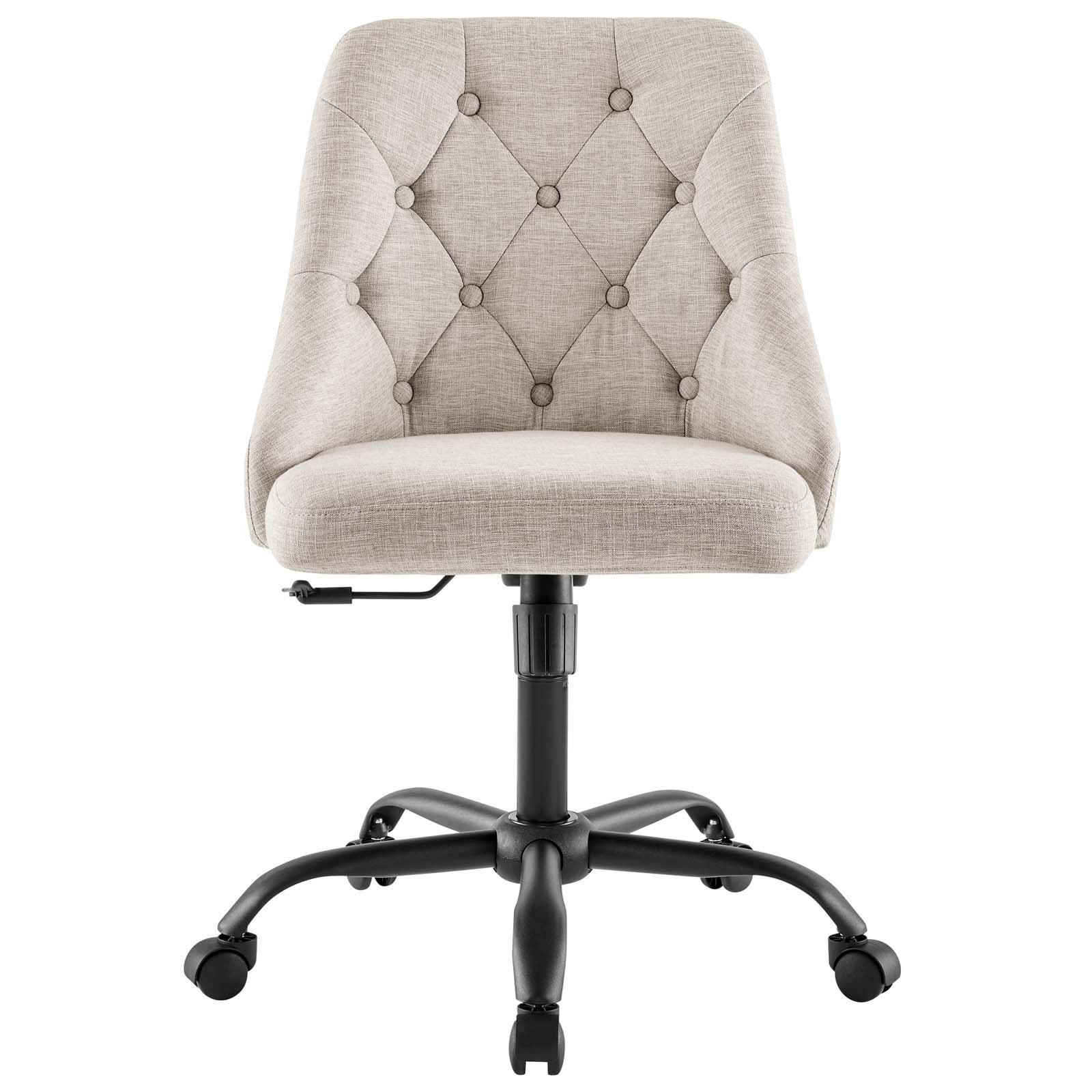 Modway Distinct Tufted Swivel Upholstered Office Chair FredCo