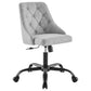 Modway Distinct Tufted Swivel Upholstered Office Chair FredCo