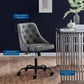 Modway Distinct Tufted Swivel Vegan Leather Office Chair FredCo