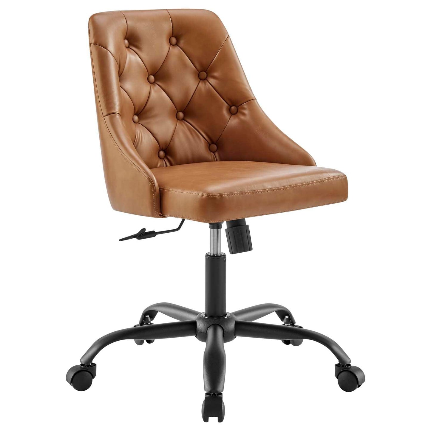 Modway Distinct Tufted Swivel Vegan Leather Office Chair FredCo