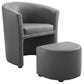 Modway Divulge Armchair and Ottoman FredCo