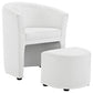Modway Divulge Armchair and Ottoman FredCo