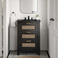 Modway Dixie 24” Solid Wood Bathroom Vanity Cabinet, EEI-6724 FredCo