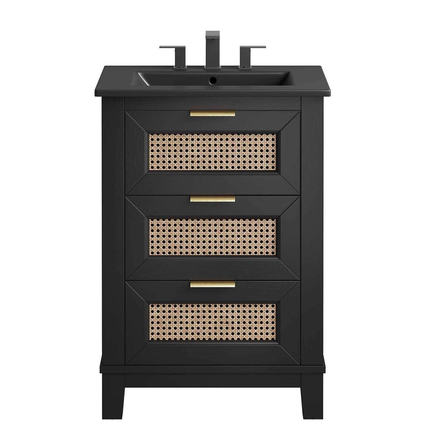 Modway Dixie 24” Solid Wood Bathroom Vanity Cabinet, EEI-6724 FredCo