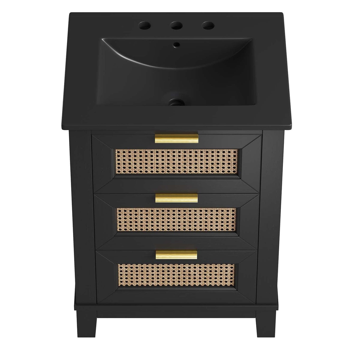 Modway Dixie 24” Solid Wood Bathroom Vanity Cabinet, EEI-6724 FredCo