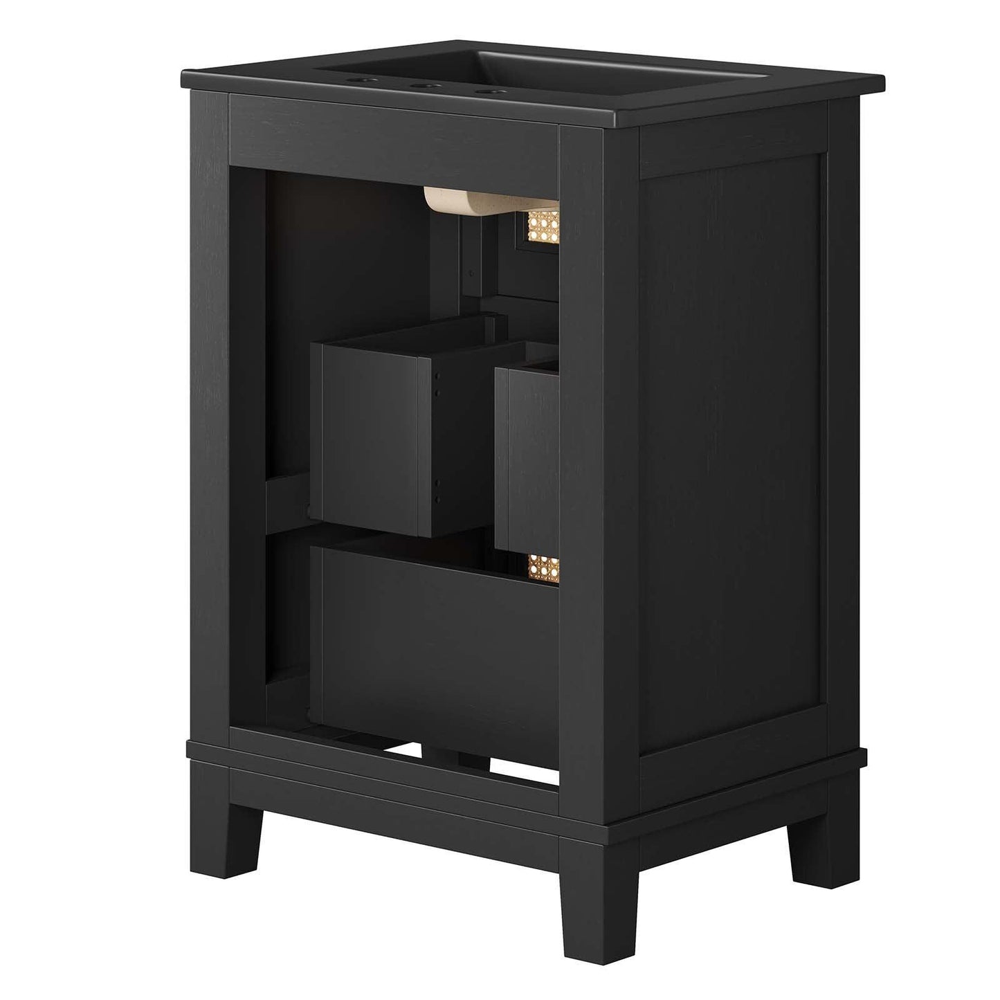 Modway Dixie 24” Solid Wood Bathroom Vanity Cabinet, EEI-6724 FredCo