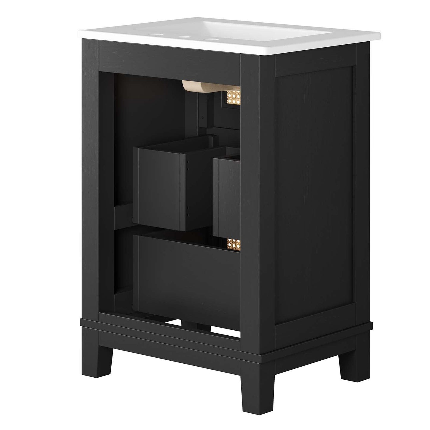 Modway Dixie 24” Solid Wood Bathroom Vanity, EEI-6723 FredCo