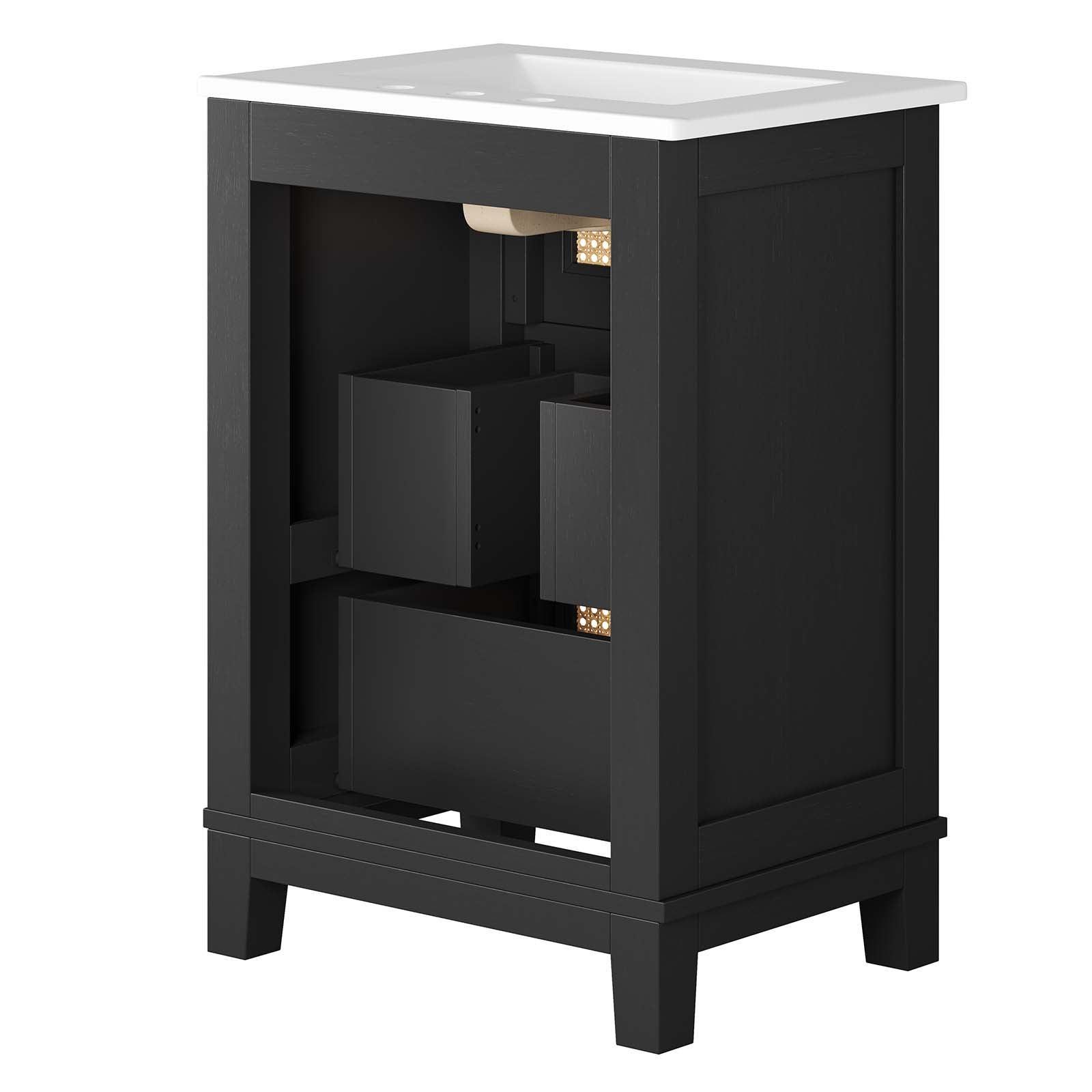 Modway Dixie 24” Solid Wood Bathroom Vanity, EEI-6723 FredCo
