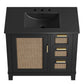 Modway Dixie 36” Solid Wood Bathroom Vanity Cabinet, EEI-6726 FredCo