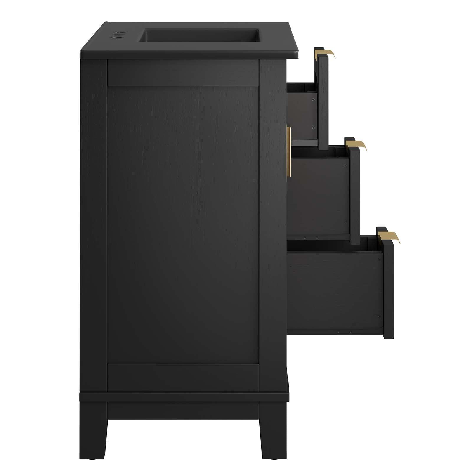Modway Dixie 36” Solid Wood Bathroom Vanity Cabinet, EEI-6726 FredCo