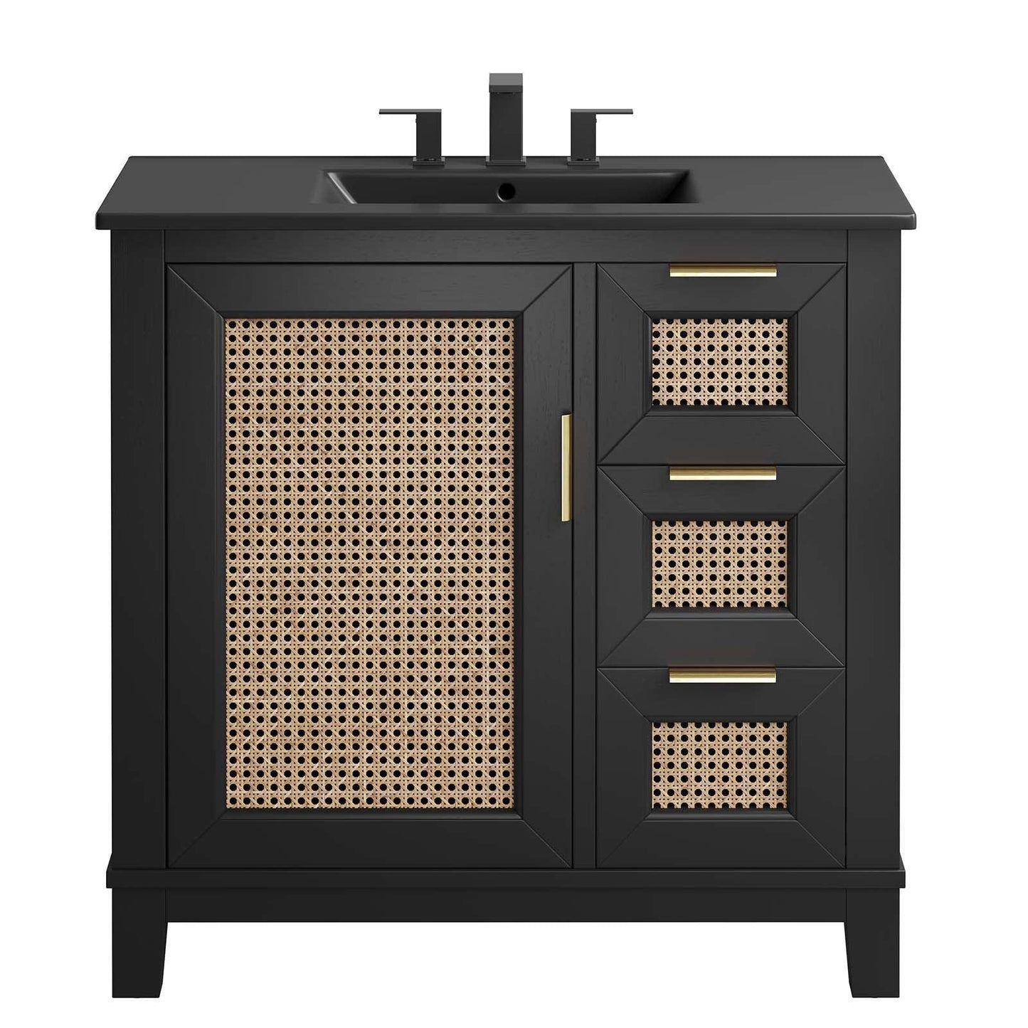 Modway Dixie 36” Solid Wood Bathroom Vanity Cabinet, EEI-6726 FredCo