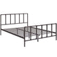Modway Dower Queen Stainless Steel Bed FredCo