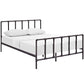 Modway Dower Queen Stainless Steel Bed FredCo