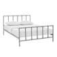 Modway Dower Queen Stainless Steel Bed FredCo
