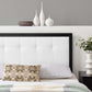Modway Draper Tufted Full Fabric and Wood Headboard FredCo
