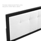 Modway Draper Tufted Full Fabric and Wood Headboard FredCo