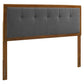 Modway Draper Tufted King Fabric and Wood Headboard FredCo