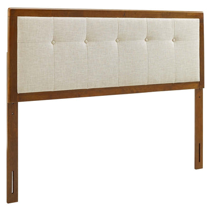 Modway Draper Tufted Queen Fabric and Wood Headboard FredCo