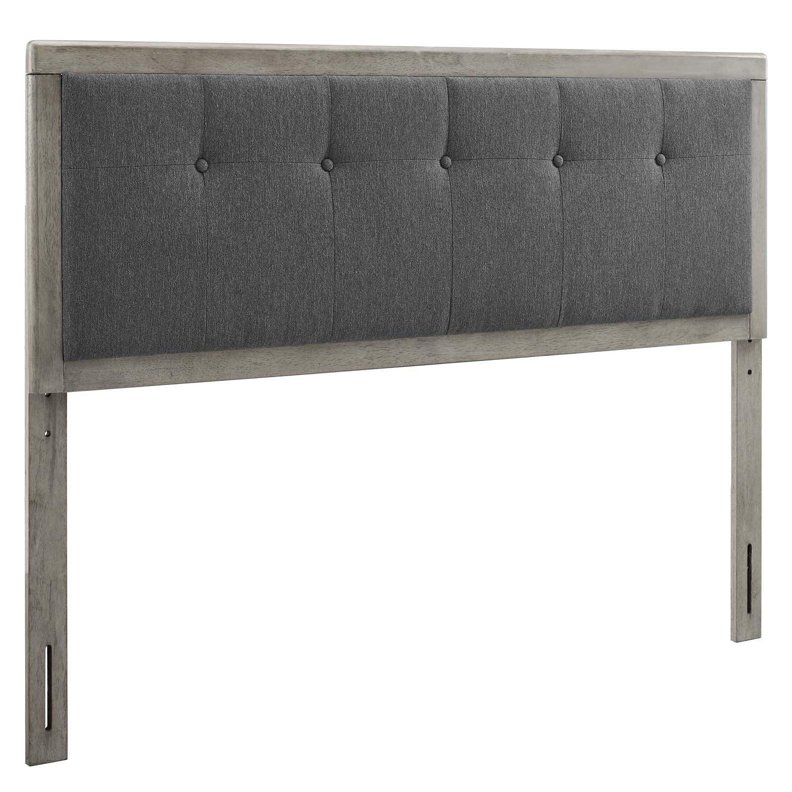 Modway Draper Tufted Twin Fabric and Wood Headboard FredCo