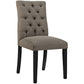 Modway Duchess Button Tufted Fabric Dining Chair FredCo