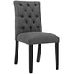 Modway Duchess Button Tufted Fabric Dining Chair FredCo