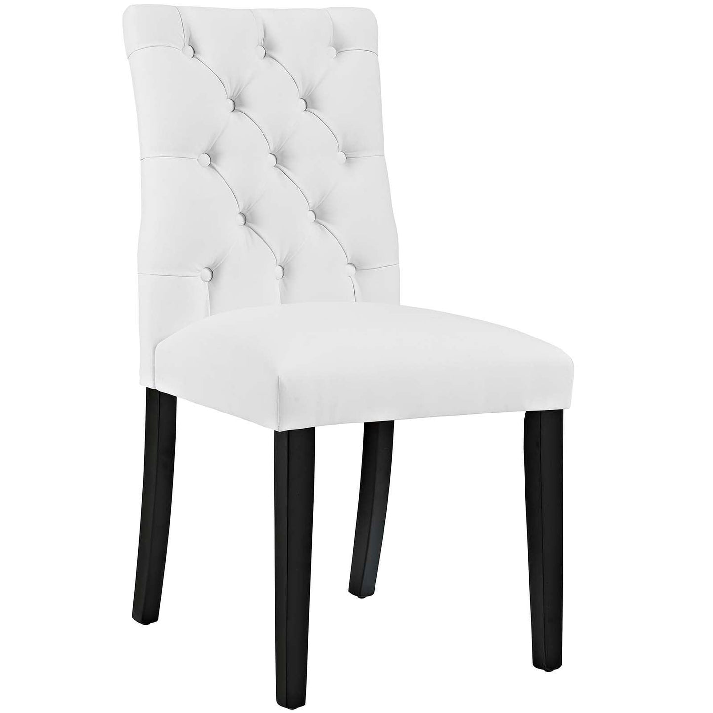 Modway Duchess Button Tufted Vegan Leather Dining Chair FredCo
