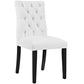 Modway Duchess Button Tufted Vegan Leather Dining Chair FredCo
