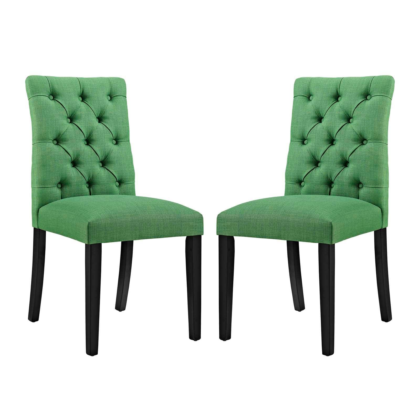 Modway Duchess Dining Chair Fabric Set of 2 FredCo