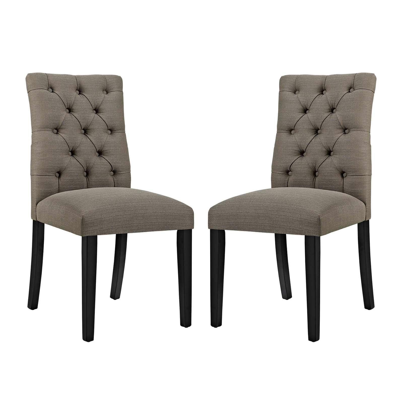 Modway Duchess Dining Chair Fabric Set of 2 FredCo
