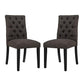 Modway Duchess Dining Chair Fabric Set of 2 FredCo