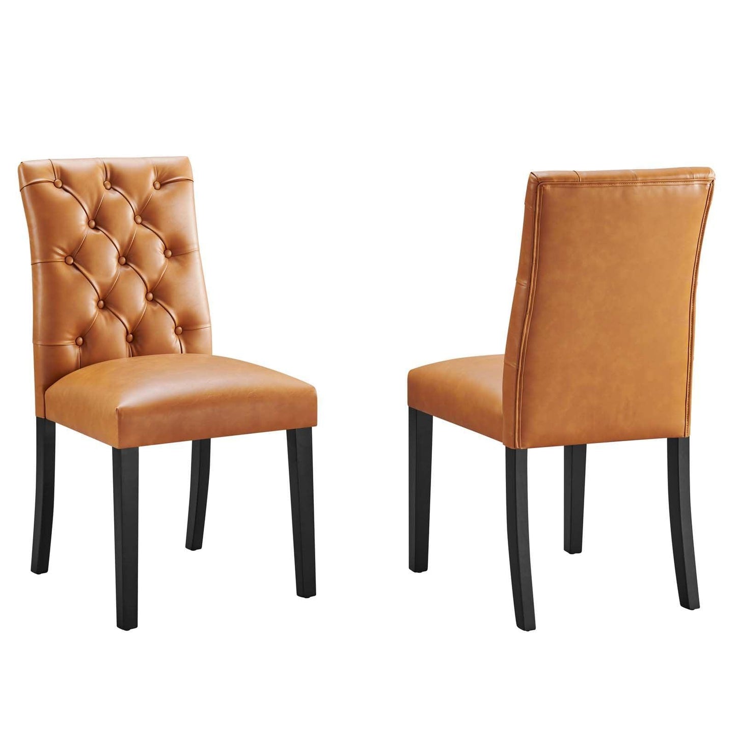 Modway Duchess Dining Chair Vinyl Set of 2 FredCo