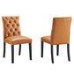 Modway Duchess Dining Chair Vinyl Set of 2 FredCo