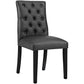Modway Duchess Dining Chair Vinyl Set of 2 FredCo