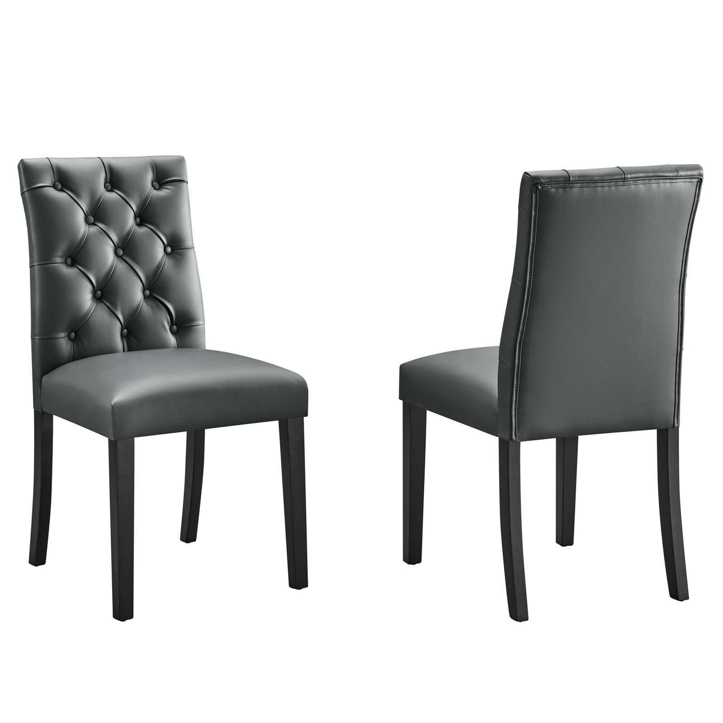 Modway Duchess Dining Chair Vinyl Set of 2 FredCo
